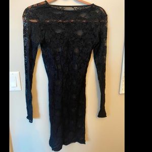 American apparel full lace tunic/mini dress